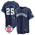 tocy C.Cubs #25 Mois¡§|s Ballesteros Player Navy 150th Anniversary City Connect Home Game Stitched Jerseys