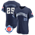 tocy C.Cubs #25 Mois¡§|s Ballesteros Player Navy City Connect 150th Anniversary Limited Elite Home Stitched Jerseys