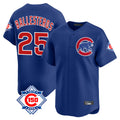 tocy C.Cubs #25 Mois¡§|s Ballesteros Player Royal 150th Anniversary Limited Home Stitched Jerseys