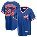 tocy C.Cubs #25 Mois¡§|s Ballesteros Player Royal T-shirt Cooperstown Collection Limited Stitched Jerseys