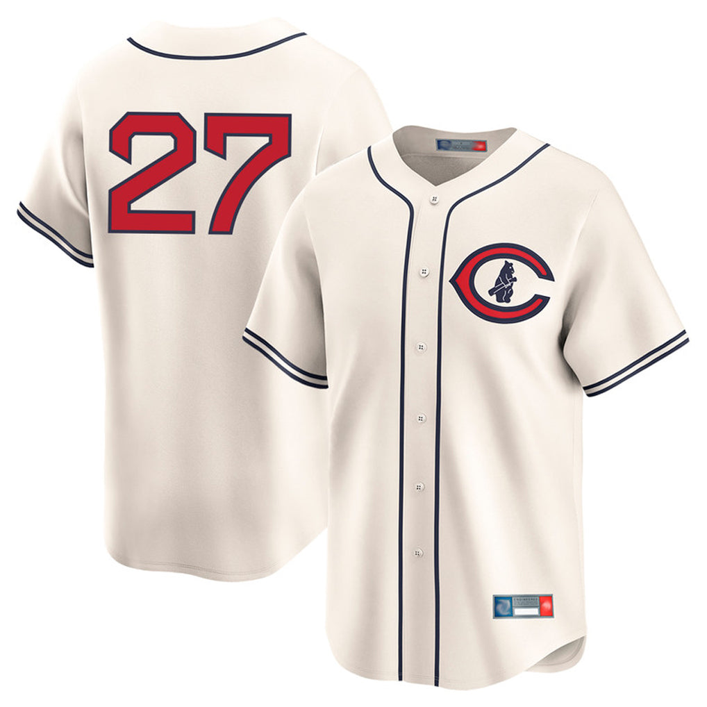 tocy C.Cubs #27 Seiya Suzuki Player Cream Field of Dreams Limited Home Game Stitched Jerseys