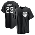 tocy C.Cubs #29 Michael Busch Player Black Game Stitched Jerseys