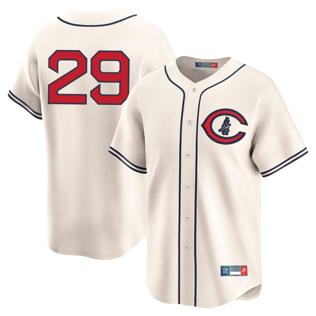 tocy C.Cubs #29 Michael Busch Player Cream Field of Dreams Limited Home Game Stitched Jerseys