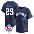 tocy C.Cubs #29 Michael Busch Player Navy City Connect 150th Anniversary Limited Home Stitched Jerseys