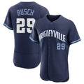 tocy C.Cubs #29 Michael Busch Player Navy City Connect Limited Elite Home Stitched Jerseys