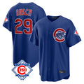 tocy C.Cubs #29 Michael Busch Player Royal 150th Anniversary Home Game Stitched Jerseys