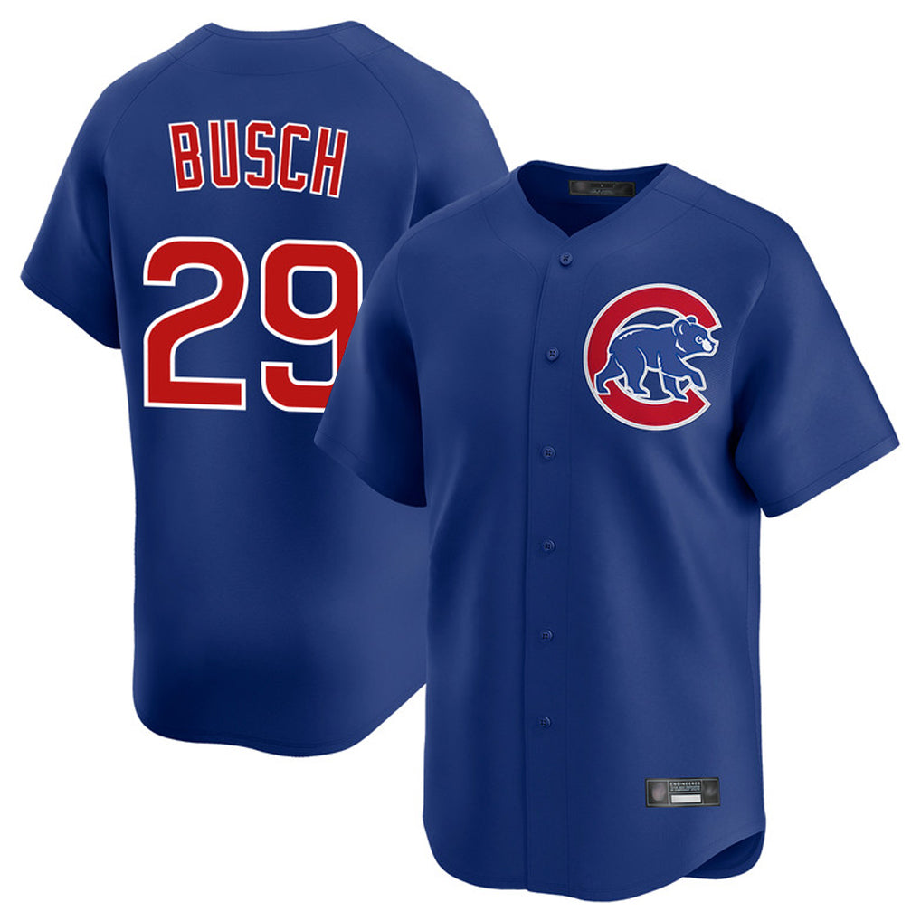 tocy C.Cubs #29 Michael Busch Player Royal Limited Home Stitched Jerseys