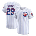 tocy C.Cubs #29 Michael Busch Player White Limited Elite Home Game Stitched Jerseys