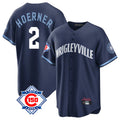 tocy C.Cubs #2 Nico Hoerner Player Navy 150th Anniversary City Connect Home Game Stitched Jerseys