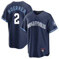 tocy C.Cubs #2 Nico Hoerner Player Navy City Connect Home Game Stitched Jerseys
