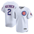 tocy C.Cubs #2 Nico Hoerner Player White Limited Home Game Stitched Jerseys