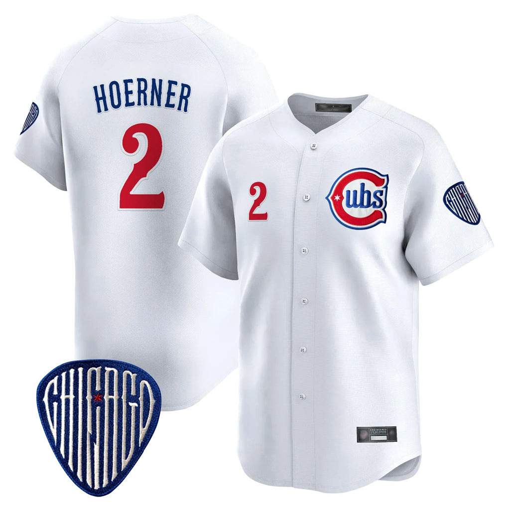 tocy C.Cubs #2 Nico Hoerner Player White Vapor Premier Limited Home Stitched Jerseys