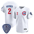 tocy C.Cubs #2 Nico Hoerner Player White Vapor Premier Limited Home Stitched Jerseys