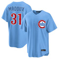tocy C.Cubs #31 Greg Maddux Player Light Blue Home Game Stitched Jerseys