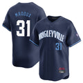 tocy C.Cubs #31 Greg Maddux Player Navy City Connect Limited Home Stitched Jerseys