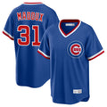 tocy C.Cubs #31 Greg Maddux Player Royal T-shirt Cooperstown Collection Limited Stitched Jerseys