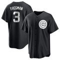 tocy C.Cubs #3 Alex Bregman Black Game Stitched Jerseys