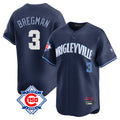 tocy C.Cubs #3 Alex Bregman Navy City Connect 150th Anniversary Limited Home Stitched Jerseys