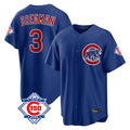 tocy C.Cubs #3 Alex Bregman Royal 150th Anniversary Home Game Stitched Jerseys