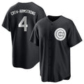 tocy C.Cubs #4 Pete Crow-Armstrong Player Black Game Stitched Jerseys