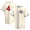 tocy C.Cubs #4 Pete Crow-Armstrong Player Cream Field of Dreams Home Game Stitched Jerseys