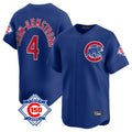 tocy C.Cubs #4 Pete Crow-Armstrong Player Royal 150th Anniversary Limited Home Stitched Jerseys