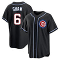 tocy C.Cubs #6 Matt Shaw Player Black Fashion Out Game Stitched Jerseys