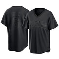 tocy C.Cubs #6 Matt Shaw Player Black T-shirt Home Game Stitched Jerseys