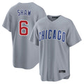 tocy C.Cubs #6 Matt Shaw Player Gray Home Game Stitched Jerseys