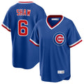 tocy C.Cubs #6 Matt Shaw Player Royal T-shirt Cooperstown Collection Limited Stitched Jerseys