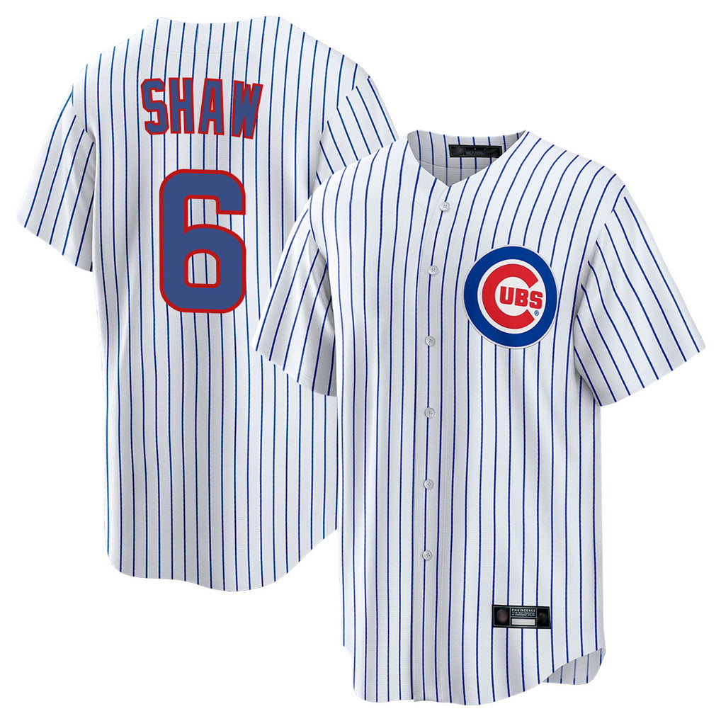 tocy C.Cubs #6 Matt Shaw Player White Game Home Stitched Jerseys