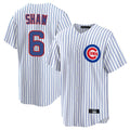 tocy C.Cubs #6 Matt Shaw Player White Game Home Stitched Jerseys