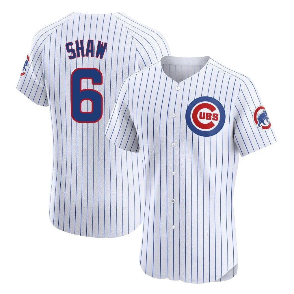tocy C.Cubs #6 Matt Shaw Player White Limited Elite Home Game Stitched Jerseys