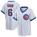 tocy C.Cubs #6 Matt Shaw Player White T-shirt Cooperstown Collection Limited Stitched Jerseys