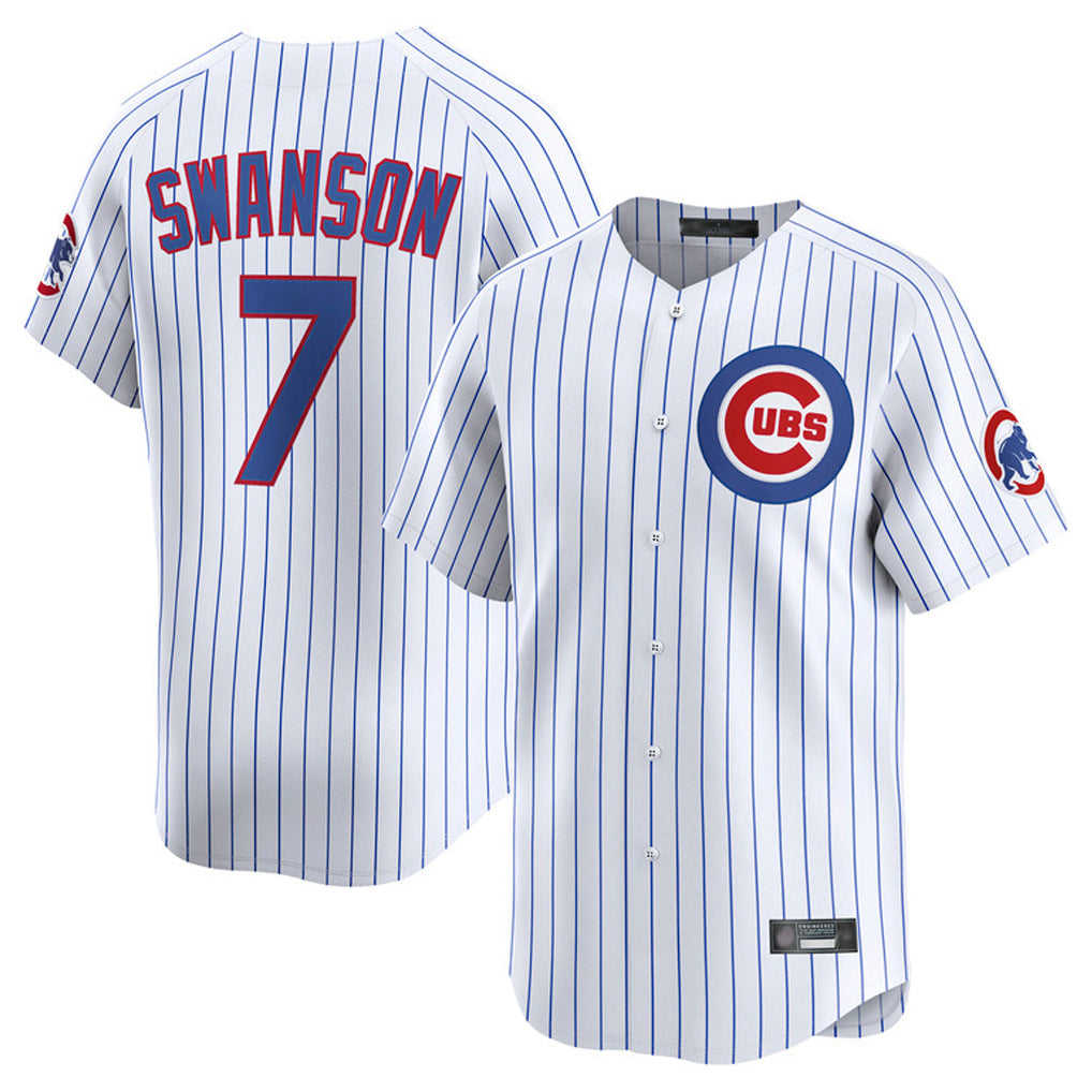 tocy C.Cubs #7 Dansby Swanson Player Black Fashion Out 150th Anniversary Game Stitched Jerseys
