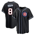 tocy C.Cubs #8 Ian Happ Player Black Fashion Out Game Stitched Jerseys