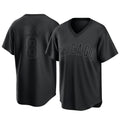tocy C.Cubs #8 Ian Happ Player Black T-shirt Home Game Stitched Jerseys