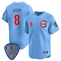 tocy C.Cubs #8 Ian Happ Player Blue Vapor Premier Limited Home Stitched Jerseys