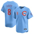 tocy C.Cubs #8 Ian Happ Player Light Blue Limited Home Stitched Jerseys