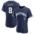 tocy C.Cubs #8 Ian Happ Player Navy City Connect Limited Elite Home Stitched Jerseys
