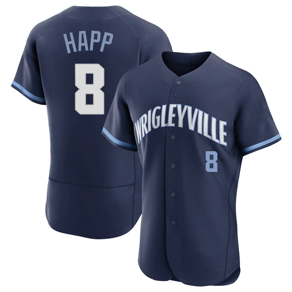 tocy C.Cubs #8 Ian Happ Player Navy City Connect Limited Elite Home Stitched Jerseys