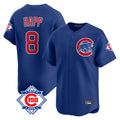 tocy C.Cubs #8 Ian Happ Player Royal 150th Anniversary Limited Home Stitched Jerseys