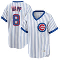 tocy C.Cubs #8 Ian Happ Player White T-shirt Cooperstown Collection Limited Stitched Jerseys