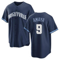 tocy C.Cubs #9 Miguel Amaya Player Navy City Connect Home Game Stitched Jerseys