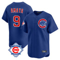 tocy C.Cubs #9 Miguel Amaya Player Royal 150th Anniversary Limited Home Stitched Jerseys