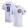 tocy C.Cubs #9 Miguel Amaya Player White Limited Elite Home Game Stitched Jerseys