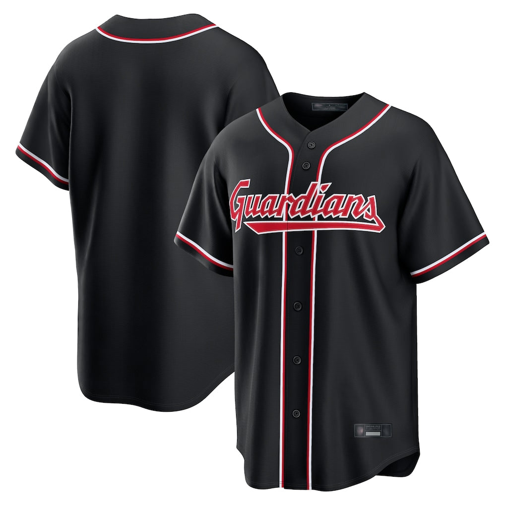 tocy C.Guardians Black Fashion Out Home Game Blank Player Stitched Jerseys