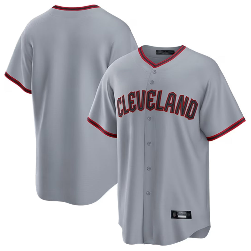 tocy C.Guardians Gray Home Game Blank Player Stitched Jerseys