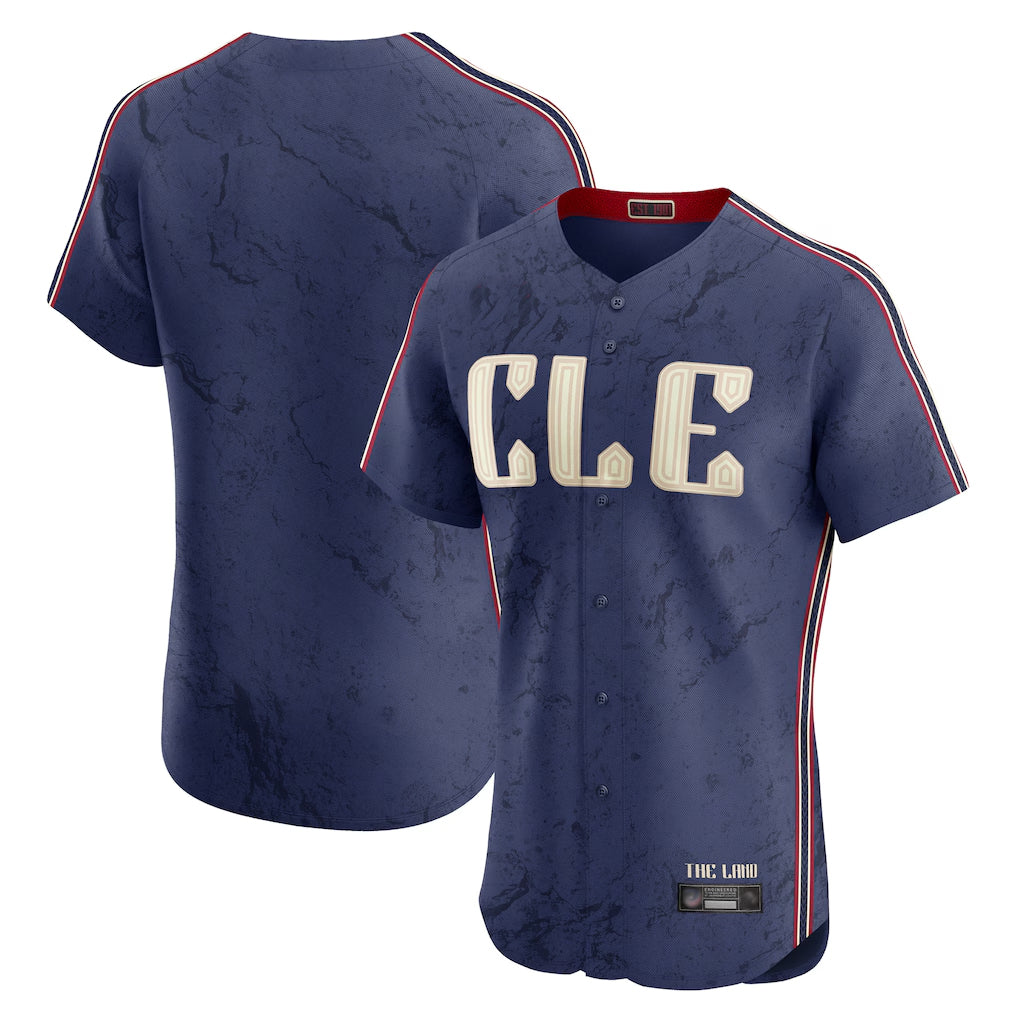 tocy C.Guardians Navy City Connect Limited Elite Home Blank Player Stitched Jerseys