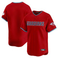 tocy C.Guardians Red Limited Home Blank Player Stitched Jerseys